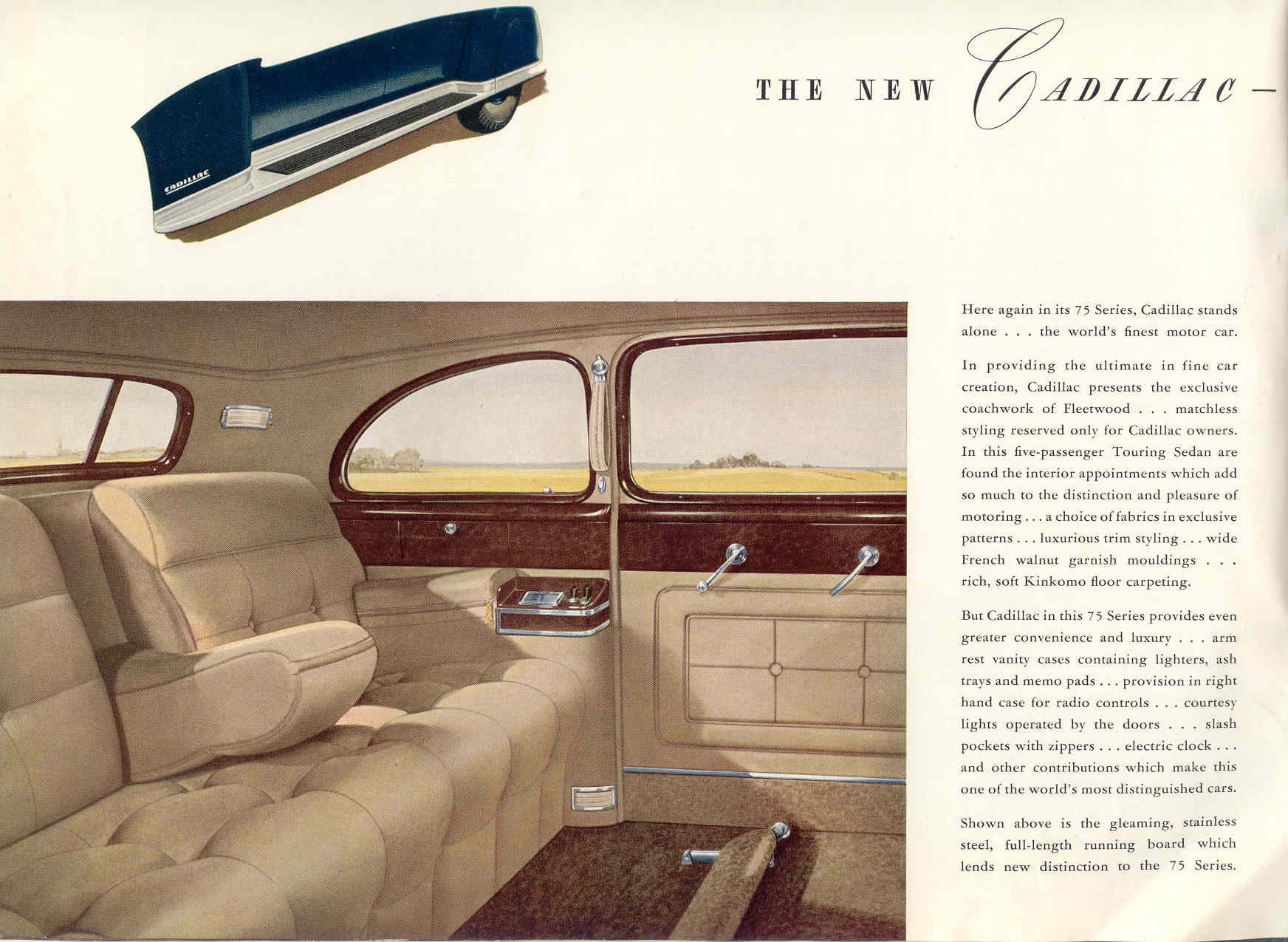 1946 Cadillac Brochure Page 1